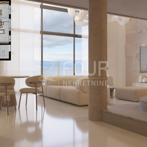 Opatija, projekt - moderna vila s bazenom i pogledom na more