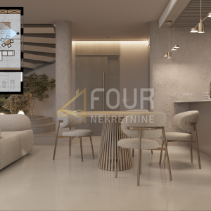 Opatija, projekt - moderna vila s bazenom i pogledom na more