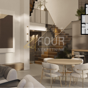 Opatija, projekt - moderna vila s bazenom i pogledom na more