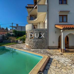 OPATIJA - samostojeća kuća s bazenom i kvalitetnom okućnicom, privatnost i predivan pogled na more