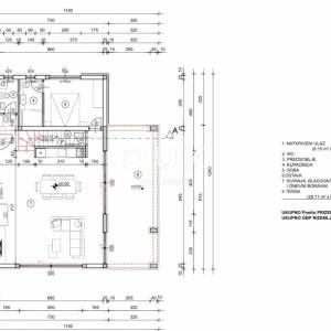 OTOK KRK, MALINSKA (okolica) - Građevinsko zemljište s projektom