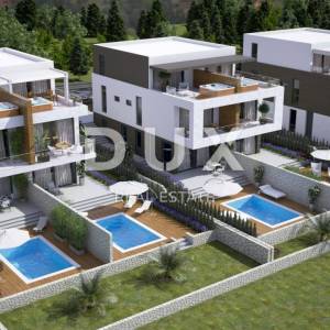 PAG, NOVALJA - Apartman u prizemlju s bazenom!