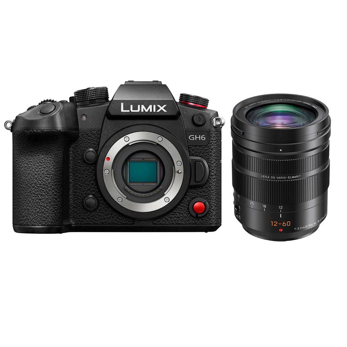 Panasonic Lumix GH6 Mirrorless Camera with Lumix G Leica DG Vario-Elma