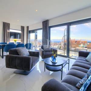 Penthouse u Malinskoj s pogledom na more