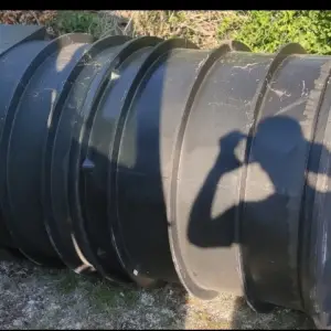 Plastične rebraste kanalizacijske cijevi i septička