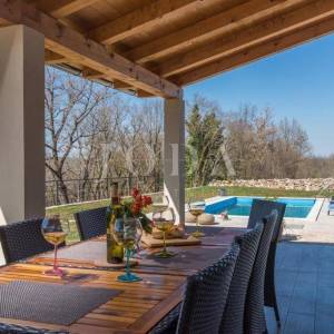 Poreč, okolica, kamena Villa sa bazenom