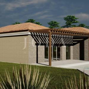 Prekrasno imanje 14.050m2 sa novoizgrađenom prizemnicom i dozvolom za još jednu kuću,Barban okolica