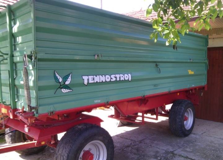 Prikolica Tehnostroj kiper trostrani 8 tona