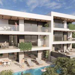 REZERVIRANO. Stan u novogradnji s pogledom na more, Medulin!