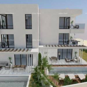 Prodaja zemljišta s građevinskom dozvolom i projektom, 150 m od plaže, Premantura!