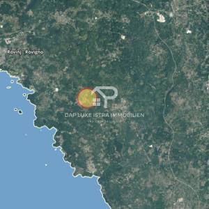 Prodaje se građevinsko zemljište Bale s pogledom na more 1400m2