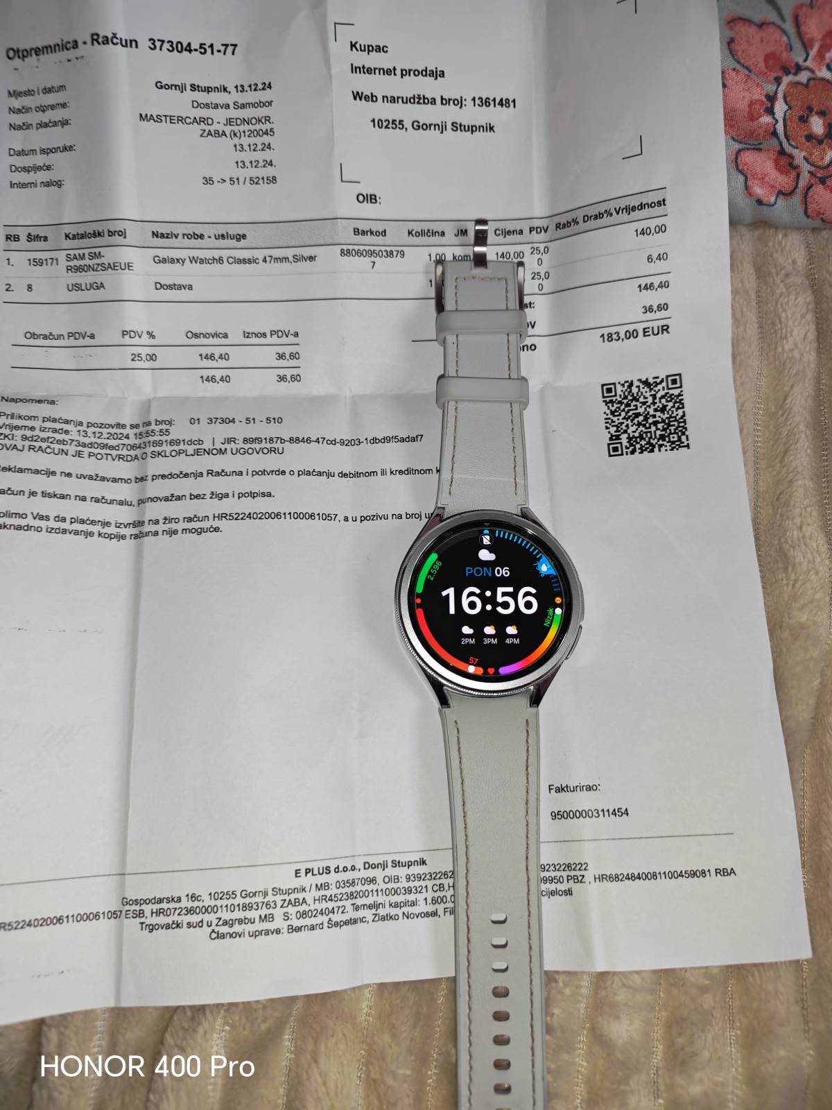 Prodajem samsung galaxy 6 pametni sat