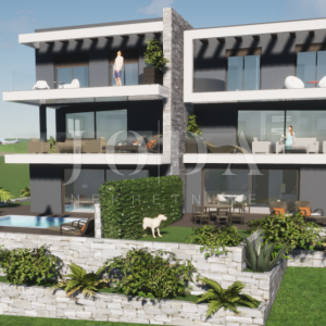 Punat novogradnja, dvoetažni apartman s pogledom na more