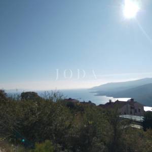 Rabac, građevinski teren sa prekrasnim pogledom na more