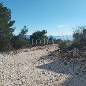 Rabac, građevinsko zemljište sa građevinskom dozvolom, projektom i pogledom na more