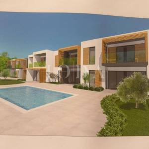 Rabac, građevinsko zemljište sa građevinskom dozvolom, projektom i pogledom na more
