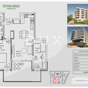 RIJEKA, ZAMET - ekskluzivan stan u NOVOGRADNJI s pogledom na more! PRILIKA!