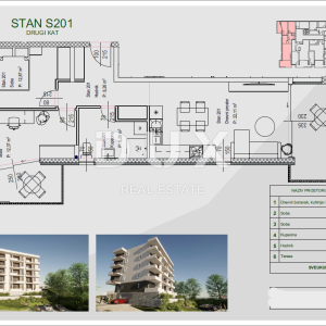 RIJEKA, ZAMET - ekskluzivan stan u NOVOGRADNJI s pogledom na more! PRILIKA!
