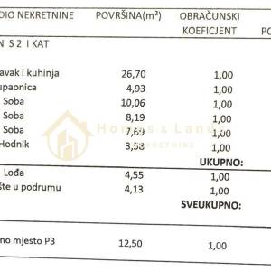 Sesvete,centar,3-soban  stan 68m2 na 1katu(S2G4) s loggiom i parkingom