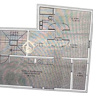 Sesvete,centar,3-soban  stan 68m2 na 1katu(S2G4) s loggiom i parkingom