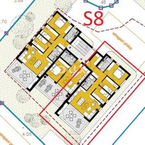 ŠIBENIK, SRIMA – Moderan trosoban stan u novogradnji, 300m od pješčane plaže