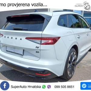 Škoda Enyaq iV 60 SportLine 179 KS, REG 06/26 MATRIX+KAM+GR SJED+VIRT+ASIST