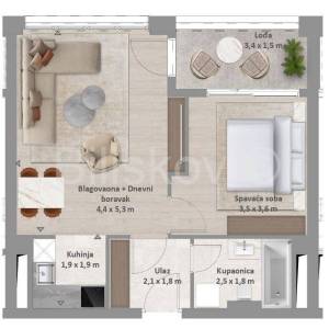 SPLIT, LUKSUZNI PROJEKT LORA L 68, prodaja stan