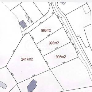 Sveta Nedelja/Mala Gorica, 4 građevinska zemljišta 998m2, 996m2, 996m2, 2417m2
