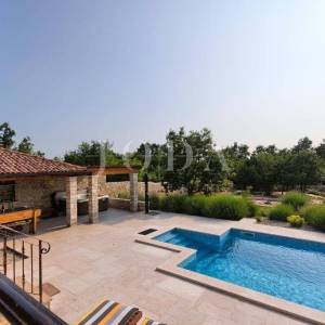 Svetvinčenat, okolica, Villa sa jacuzzijem i grijanim bazenom