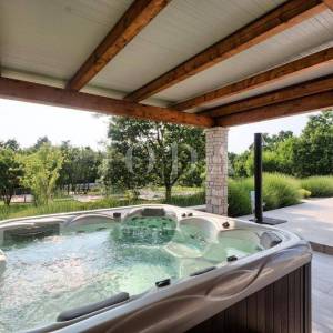 Svetvinčenat, okolica, Villa sa jacuzzijem i grijanim bazenom