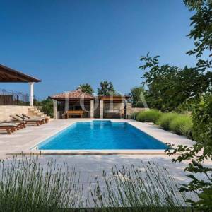 Svetvinčenat, okolica, Villa sa jacuzzijem i grijanim bazenom