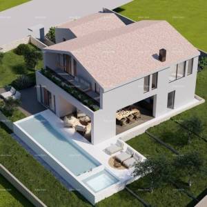 Tinjan – Građevinsko zemljište 1.152 m² s  dozvolom i  projektom za kuću s bazenom