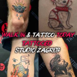 Umjetničke tetovaže u centru Zagreba – studio Petrinjska 9