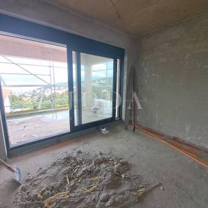 Vrbnik, novogradnja - stan s otvrenim pogledom na more