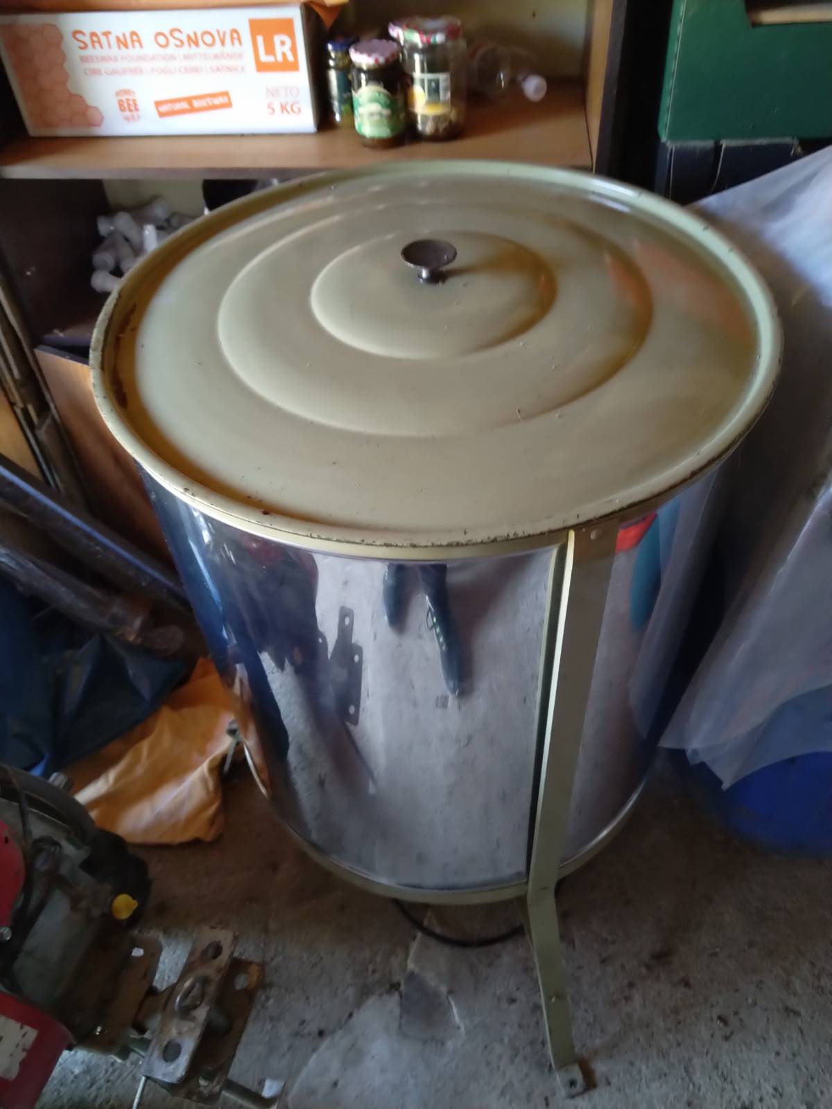 Vrcaljka, med, centrifuga, inox