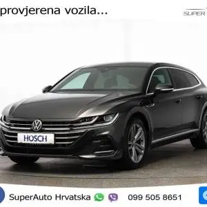 VW Arteon SB 2.0 TSI DSG R Line 190 KS, MATRIX+ACC+GR SJED+PDC+VIRT