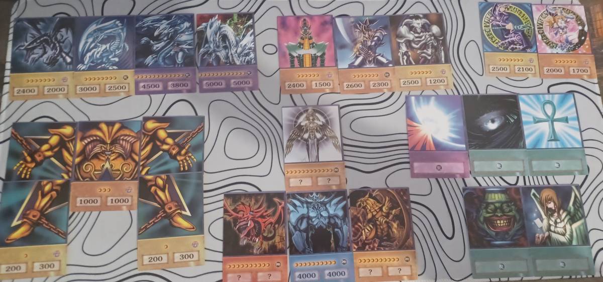 Yugioh Anime set 100 karata - Exodia, Blue-eyes - nove