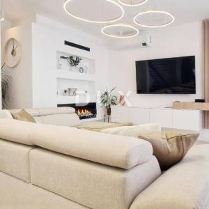 ZADAR, KOŽINO - Luksuzna vila s pogledom na more! Podno grijanje, dizalica topline, bazen...