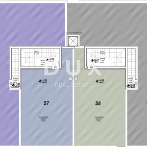 ZADAR, PRIVLAKA - Nevjerojatan Dvoetažni Penthouse s Prostranom Krovnom Terasom 120 Metara od Mora s Očaravajućim Pogledom na M...
