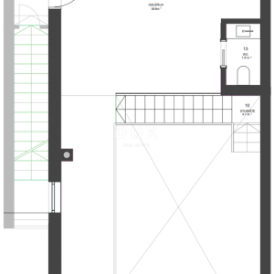 ZADAR, ZATON - Dvoetažni penthouse s prekrasnim pogledom 95 metara od mora! SB4