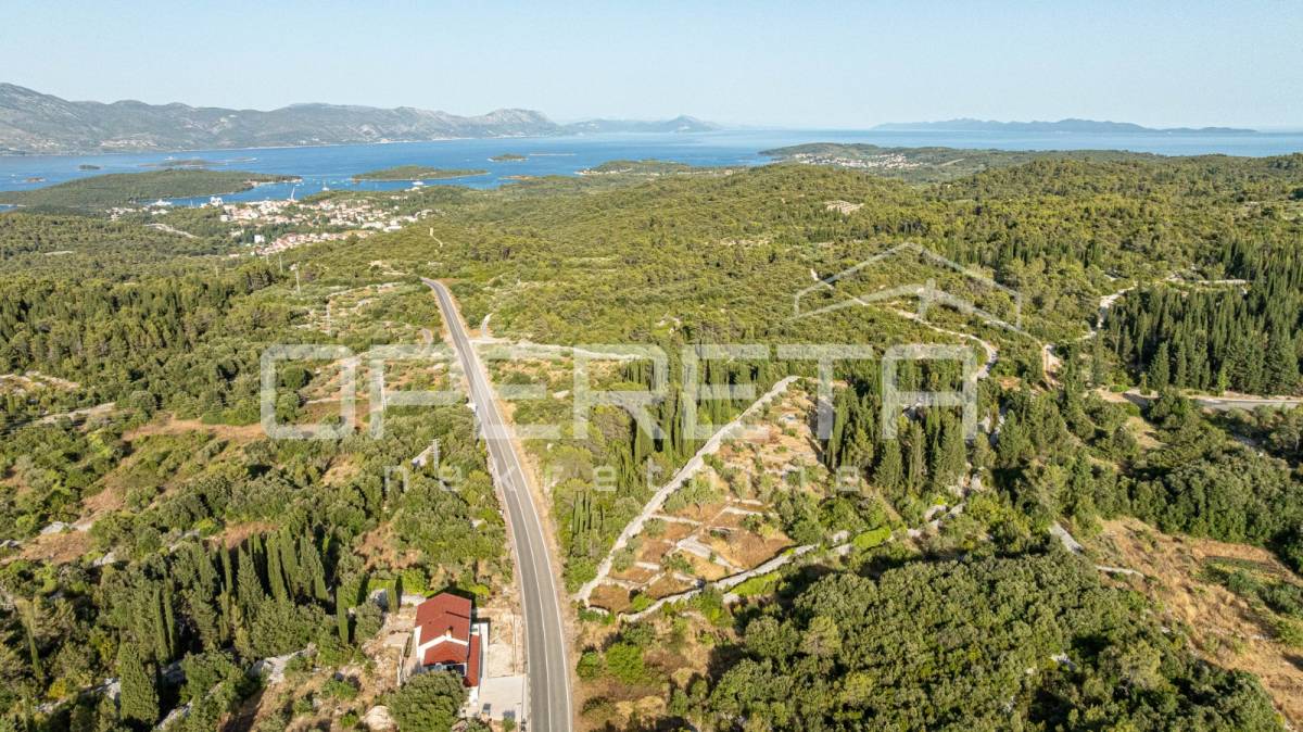 Zemljište 1.626 m² na otoku Korčuli – spoj prirode i mogućnosti