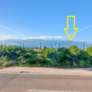 Zemljište, Supetar otok Brač, pogled na more i idejni projekt za 4 luksuzne vile