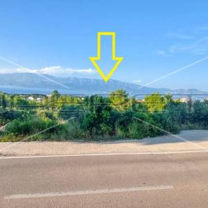Zemljište, Supetar otok Brač, pogled na more i idejni projekt za 4 luksuzne vile