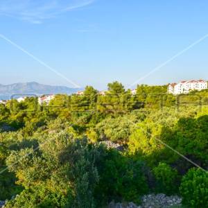 Zemljište, Supetar otok Brač, pogled na more i idejni projekt za 4 luksuzne vile