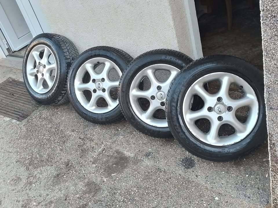 Alu felge i zimske gume 4x108 za Peugeot Citroen Audi 80