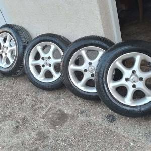 Alu felge i zimske gume 4x108 za Peugeot Citroen Audi 80