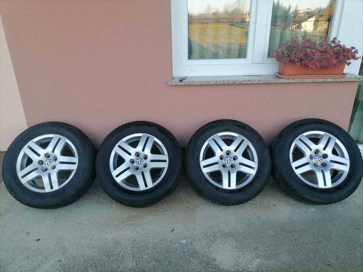 Aluminijske felge i zimske gume Sava 195/65 R15