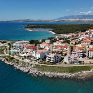 Apartman S3, prvi red do mora, 53,46m2 površine, Povljana
