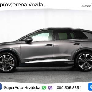 Audi Q4 e-tron 40 82 kWh 2xS line 204 KS, LED+ACC+ASIST+GR SJED+KAM+VIRT+PDC