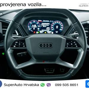 Audi Q4 e-tron 40 82 kWh 2xS line 204 KS, LED+ACC+ASIST+GR SJED+KAM+VIRT+PDC